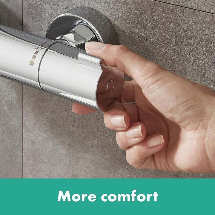 Produktbild hansgrohe HG Br.set CROMETTA ECOSTAT 1001 CL COMBI Brausestange 650mm weiss/chrom