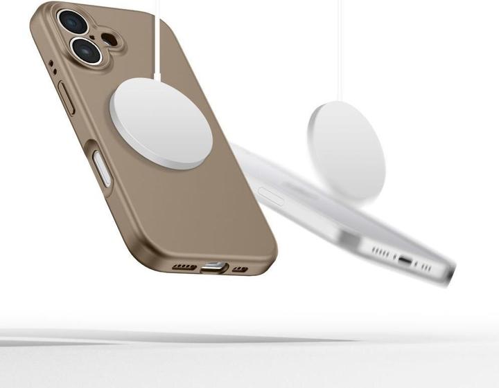 Produktbild Tech-Protect Liquid Silicone MagSafe iPhone 16e Case - Brown (Apple iPhone 16e)