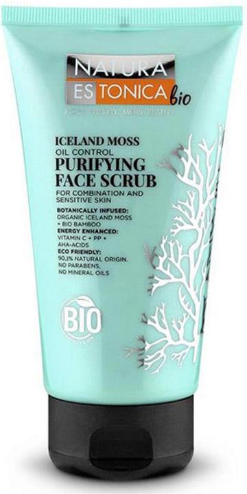 Natura Siberica ESTONICA Isländisches Moos Reinigendes Gesichtspeeling Ölkontrolle 150ml (Reinigungsöl, 150 ml)