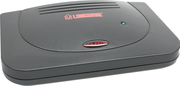 Actual product image Longshine 3-port parallel print server
