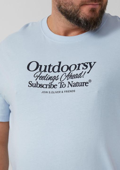 Produktbild S.Oliver T-Shirt Baumwoll-T-Shirt mit Frontprint (4XL)