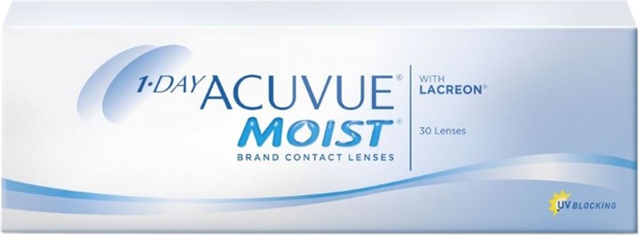 Produktbild Acuvue Moist (30 Stück, Tageslinse, Sphärisch)