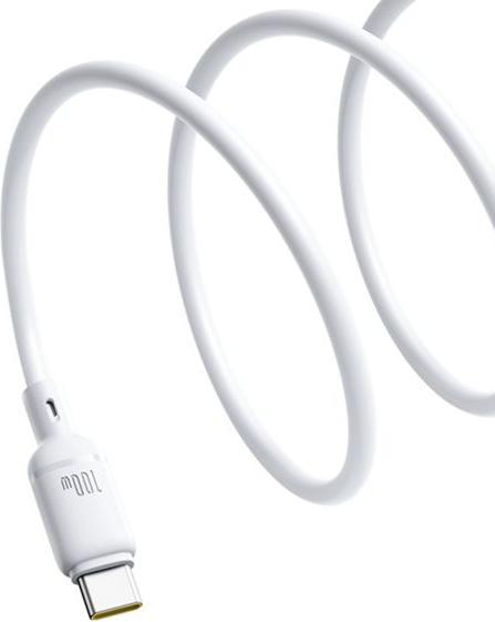 Produktbild Baseus Silky Series Ladekabel Type-C to Type-C 100W 1m Weiss (1 m, 100 W)