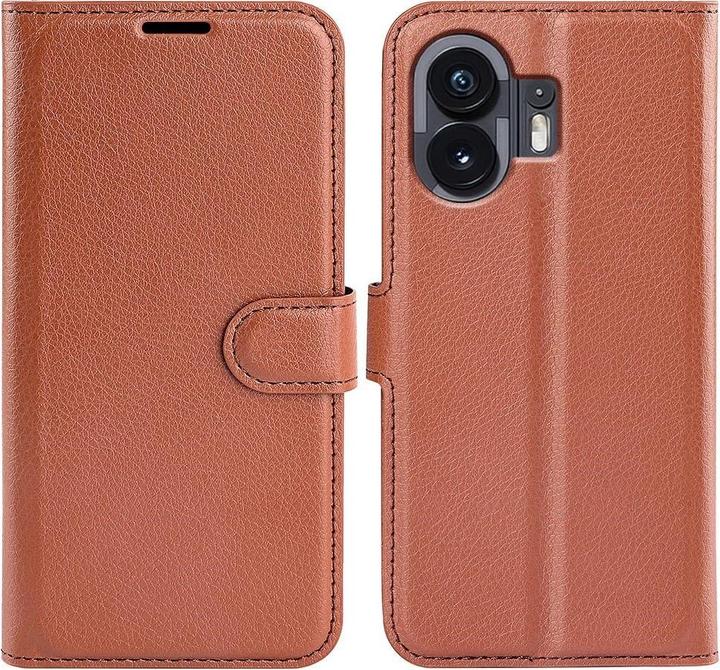 Actual product image Cover-Discount Nothing Phone (2) - Leather case cover brown (Nothing Phone (2))