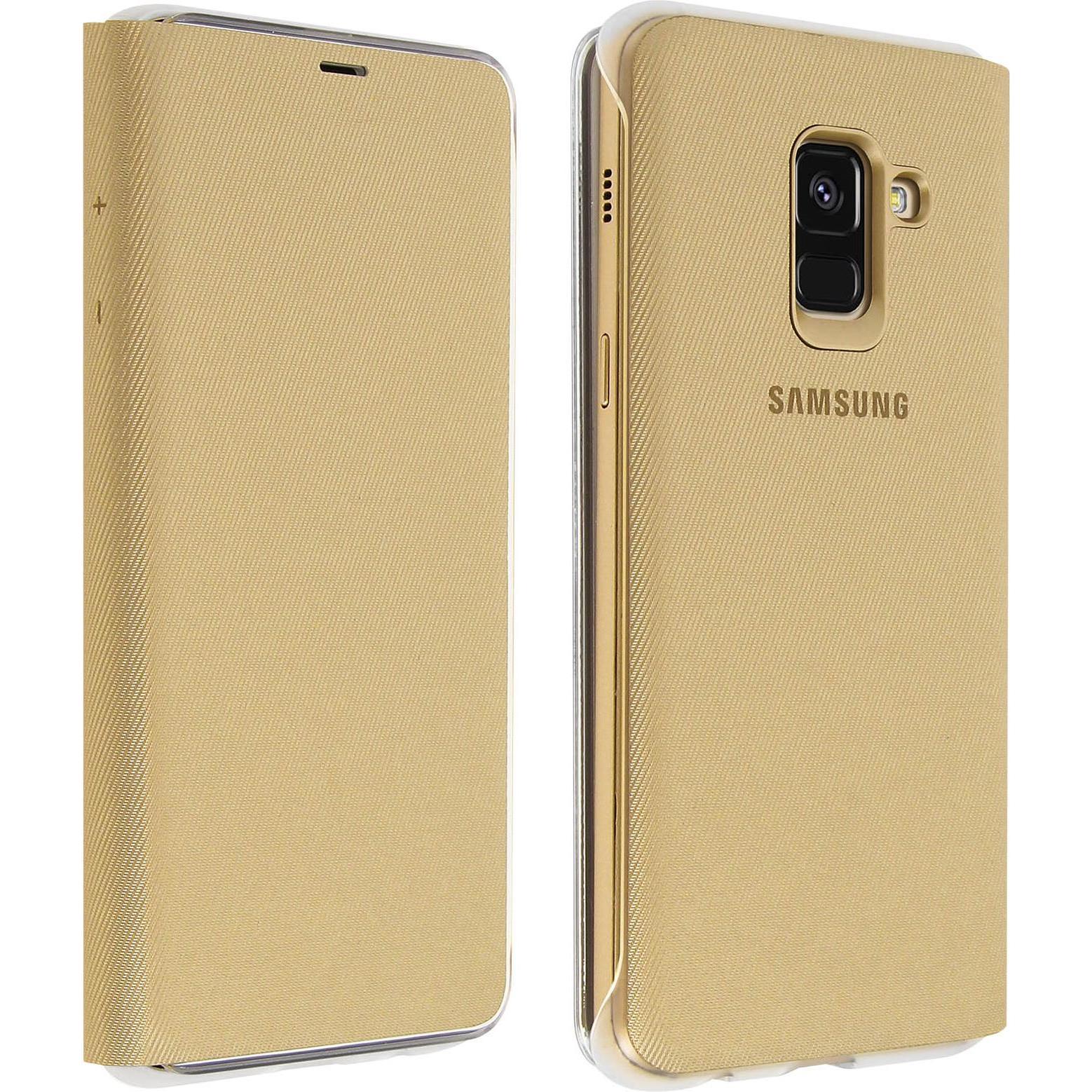 Thumbnail - Samsung Wallet Cover (Samsung Galaxy A8 (2018)), Smartphone Hülle, Gold