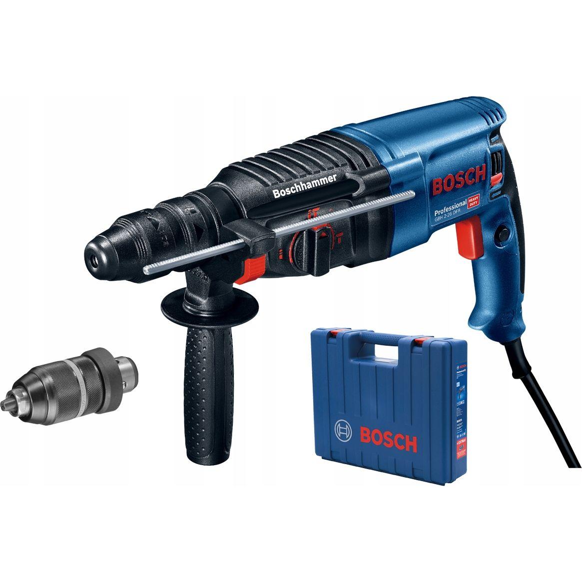 Bosch Professional, Bohrmaschine + Akkuschrauber, Gbh 2-26 Dfr (Netzbetrieb)