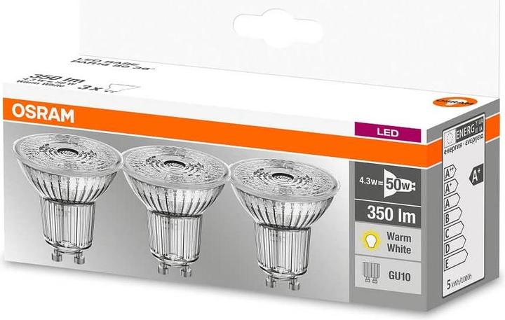 Productafbeelding Osram Basis (GU10, 350 lm, 3 x)