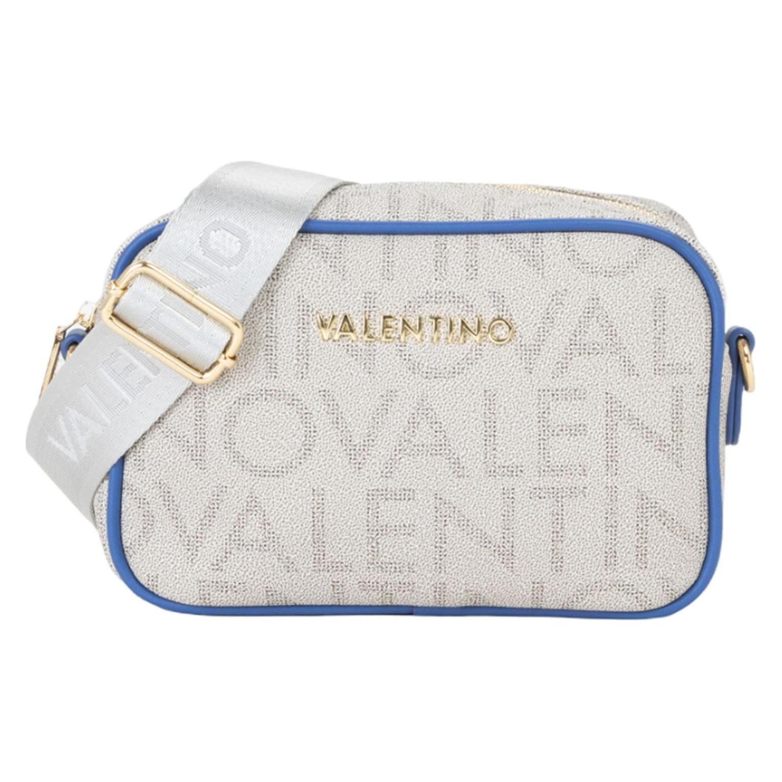 Valentino, Damen, Handtasche, Regina Re Camera Bag, Blau, Beige