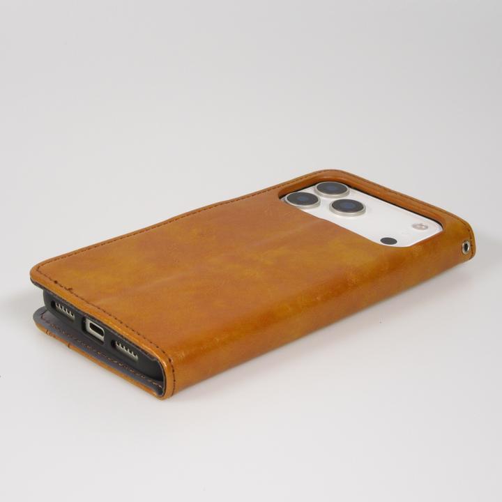 Produktbild PhoneLook Leder Tasche Flip Wallet mit Akzentstreifen & Kartenhalter Hellbraun (Apple iPhone 17 Pro Max)