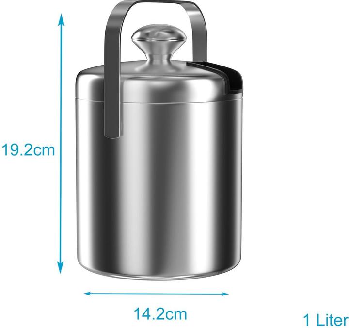 Immagine prodotto Intirilife Set di secchielli per il ghiaccio da 4 pezzi