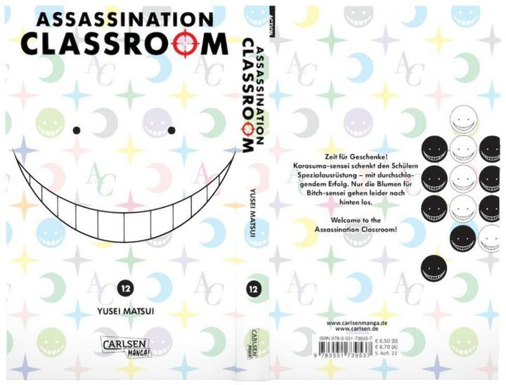 Produktbild Assassination Classroom, Band 12 (Deutsch, Yusei Matsui, 2016)
