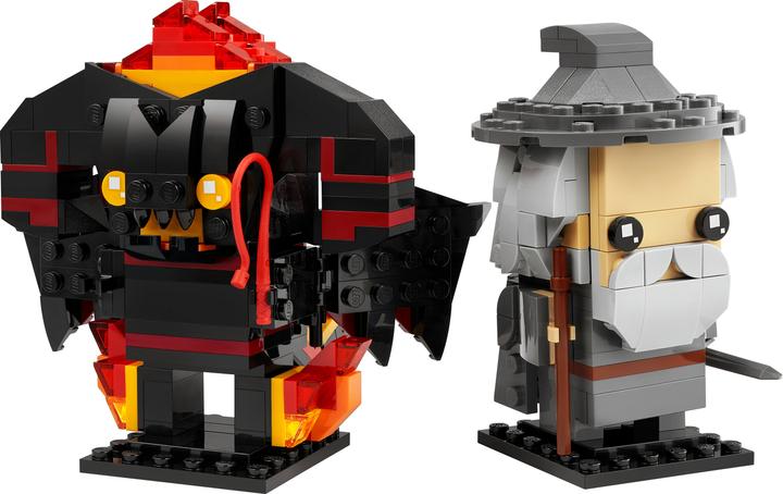 Produktbild LEGO Gandalf der Graue und Balrog (40631, LEGO Brickheadz)