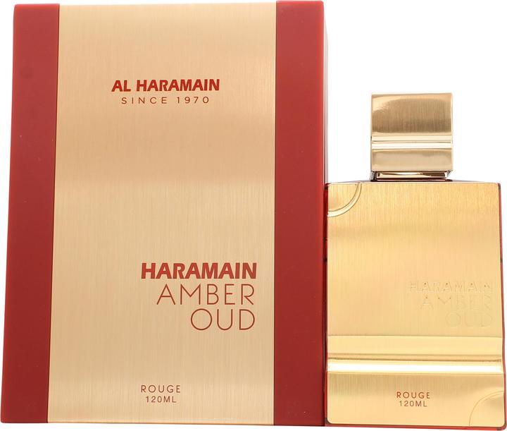 Actual product image Al Haramain Amber Oud Rouge EDP 120 ml (Eau de parfum, 120 ml)