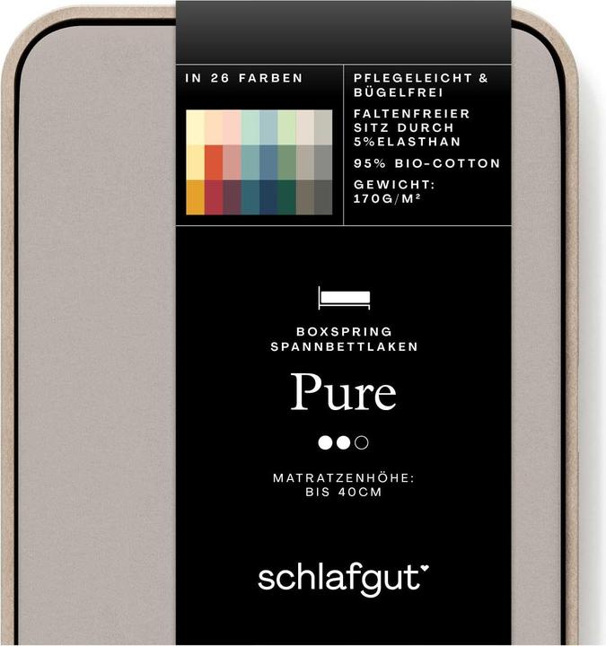 Actual product image schlafgut Pure Boxspring (140 x 200 - 160 x 220 cm)