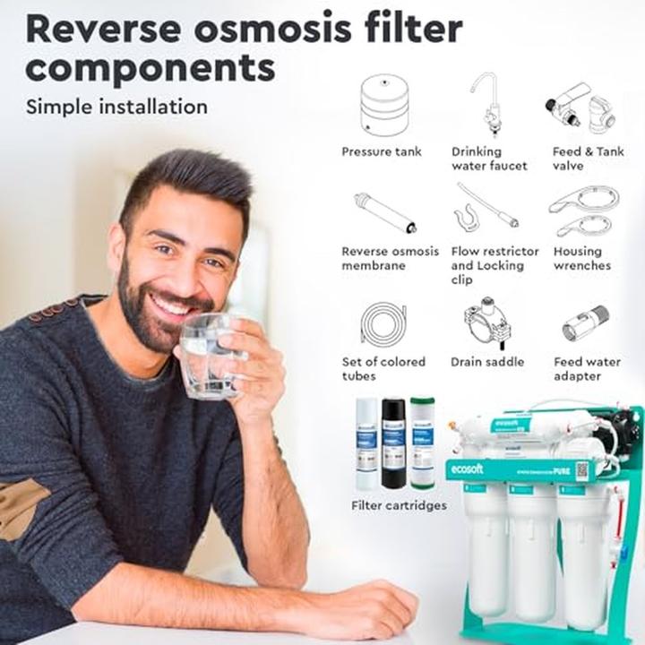 Image du produit Ecosoft Système de filtration d'eau par osmose inverse avec minéralisation du calcium
