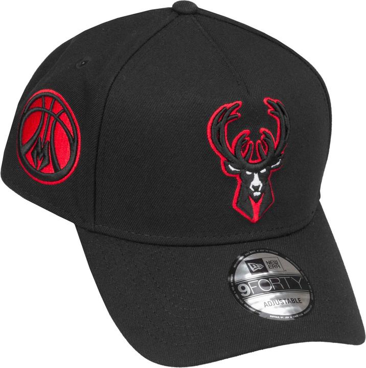Produktbild New Era 9Forty A-Frame Snapback Cap - Milwaukee Bucks (One Size)