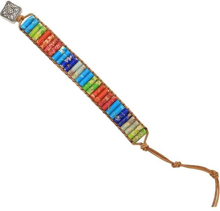 Produktbild Saraswati Armband "Farbentraum" Edelstein verstellbar