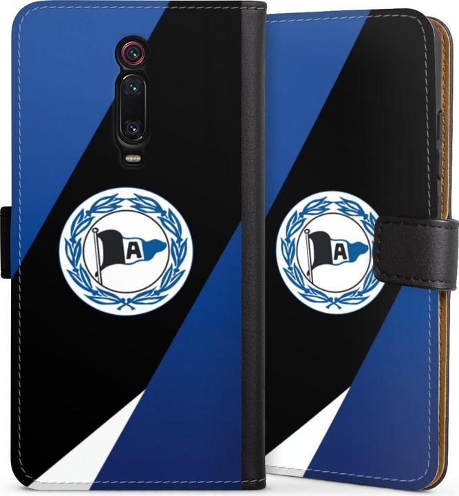 Produktbild DeinDesign Tasche für Xiaomi Mi 9T Handy Flip Case Wallet Cover Handytasche Leder Arminia Bielefeld DSC (Xiaomi Mi 9T)