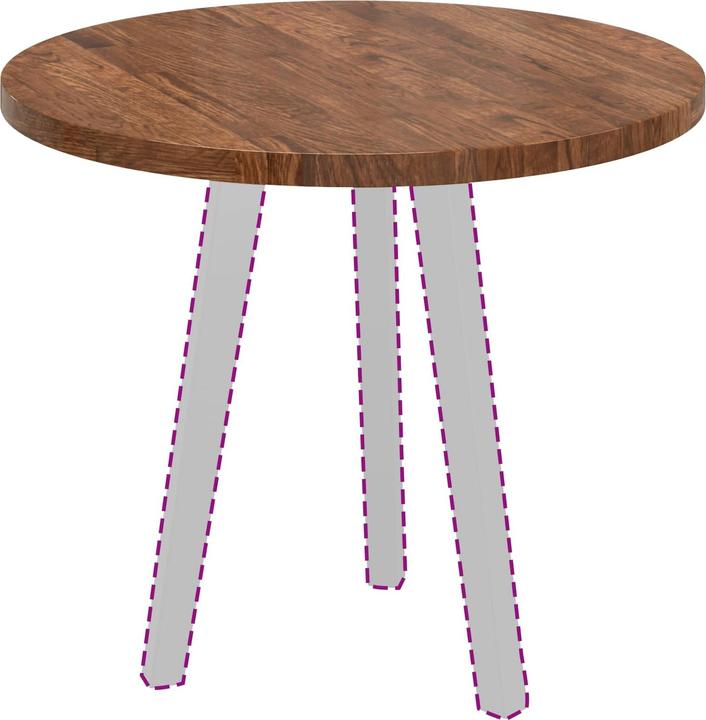 Actual product image vidaXL Moderne Möbel (60 x 60 cm)