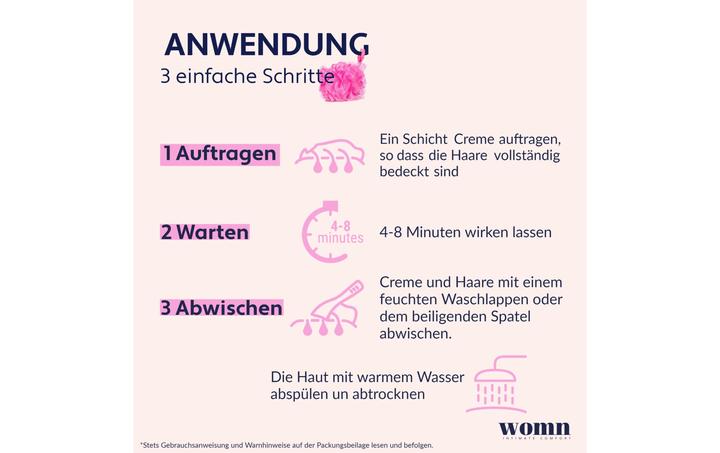 Produktbild womn Haarentfernungscreme 100 ml (100 ml, 1 x, 150 g)