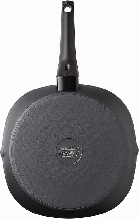 Actual product image Moneta Currency Zeus Induction Sandwich Maker, Aluminium, Grey, 28/28 cm (Frying pan, Aluminium)