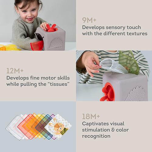 Actual product image Taf Toys Wipes box Pop Up