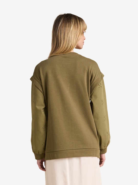 Actual product image Envie de Fraise Umstands-Sweatshirt mit Materialmix (W36/L38)