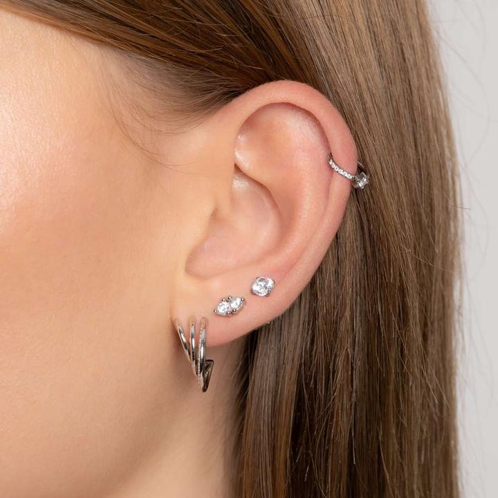 Image du produit Bijouteria Piercing d'oreille (Cristallin, Titane)