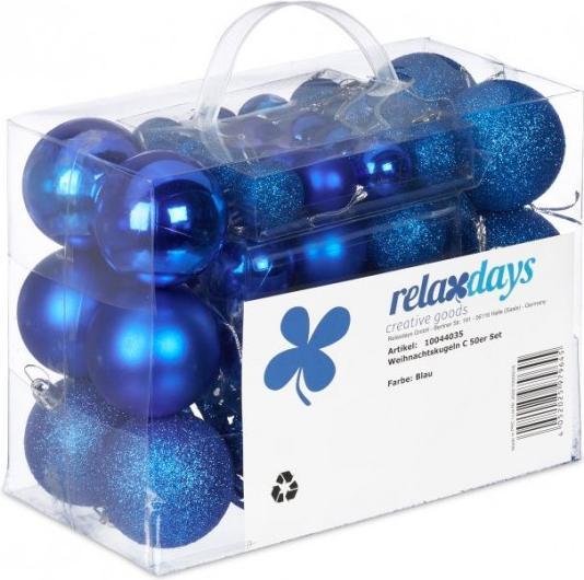 Actual product image Relaxdays Christmas baubles set (50 -part)