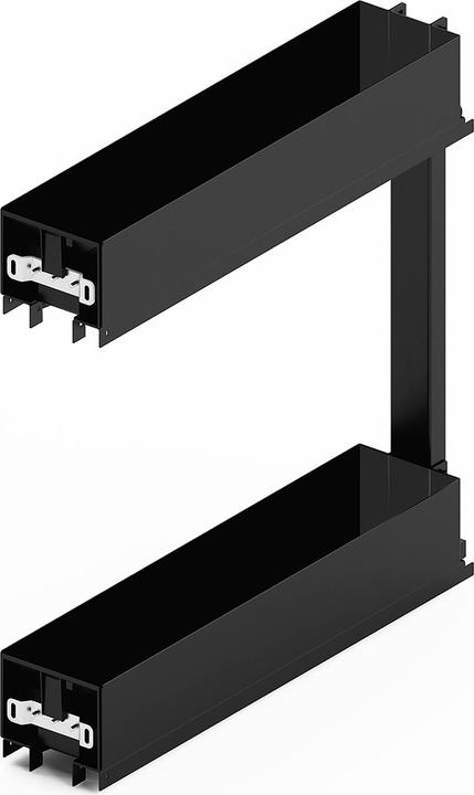 Hettich Frontauszug Lario 200, Korpusbreite 200, 2-etagig, anthrazit