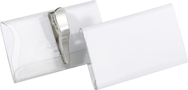 Produktbild Durable Hartfolien-Namensschilder mit Krokoklemme