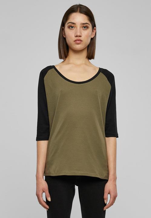 Actual product image Urban Classics Ladies 3/4 Contrast Raglan Tee (5XL)