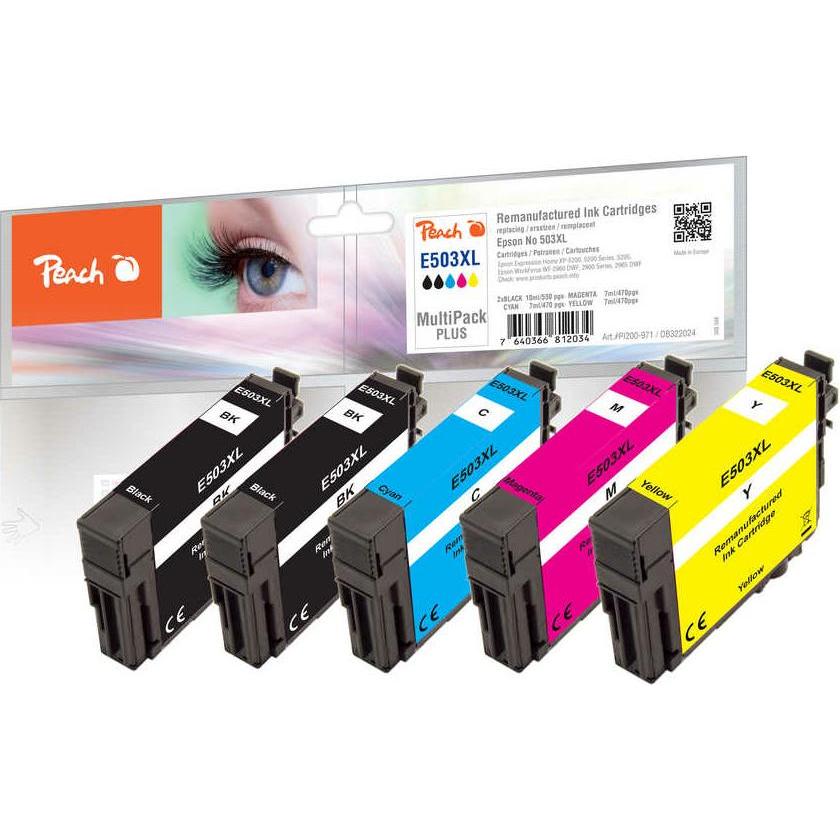 Peach, Druckerpatrone, Patrone Epson Nr. 503XL MultiPack Plus remanufactured
