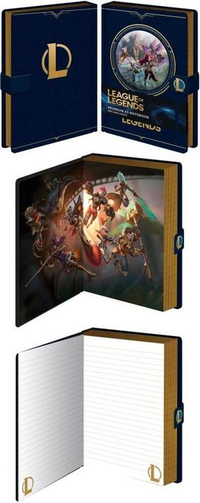 Image du produit League of Legends - Cahier PREMIUM (A5, À rayures)