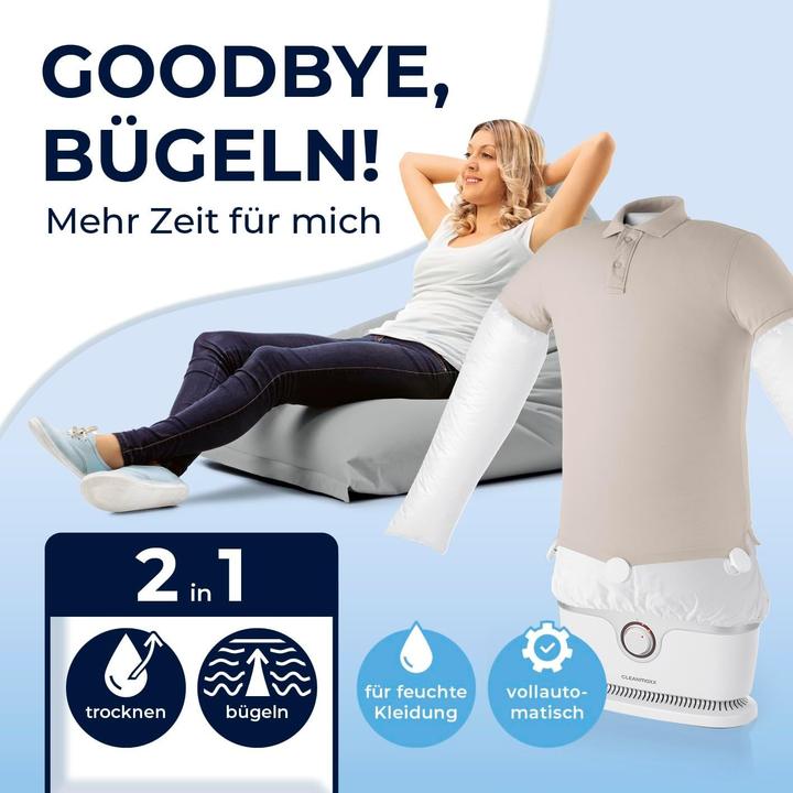Produktbild CleanMaxx Bügler für Hemden & Blusen (1800 W)