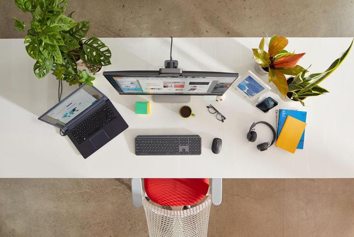 Image du produit Logitech MX Keys for Business Tastatur RF Wireless + Bluetooth UK International Graphit (Anglais-international, Sans fil)