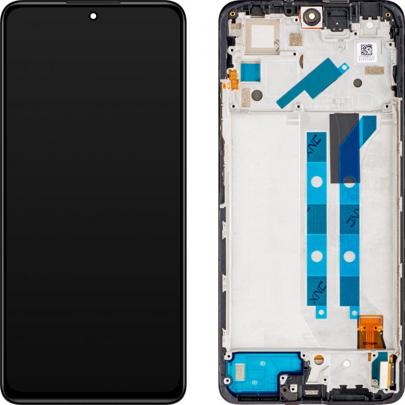Xiaomi LCD Display + Touch Unit + Front Cover for Redmi Note 11 Pro 5G Black (Service Pack) (Display), Mobilgerät Ersatz...