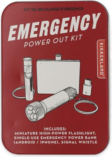 Immagine prodotto Kikkerland Kit di emergenza per l'interruzione dell'alimentazione