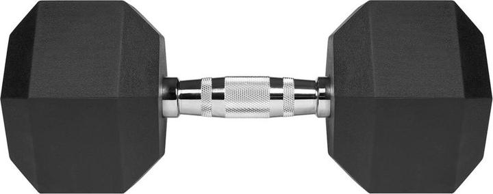 Actual product image Rebel Rubberised cast iron dumbbell HEX 20 kg ACTIVE