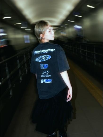 Actual product image Skinarma T-shirt Asphalt M black (Headphone bag)