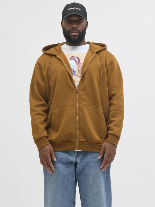 Produktbild Jack & Jones Plus Size Einfarbig Kapuzenjacke Kapuzenjacke (6XL)