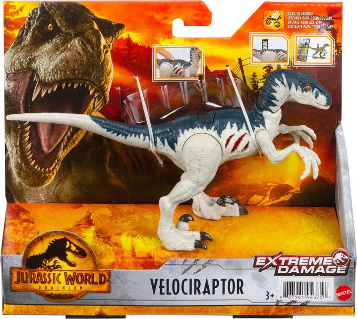 Produktbild Jurassic World JW3 Extreme Damage Feature Dino Sort.