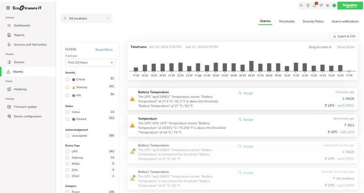 Actual product image APC EcoStruxure IT Expert 3 Year Digital