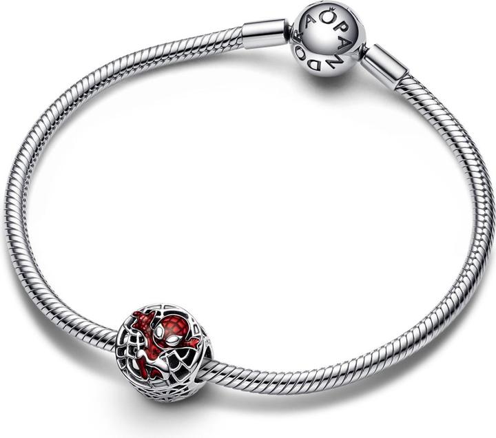 Produktbild Pandora Marvel Spider Man Soaring City Charm (Emaille, Silber 925)