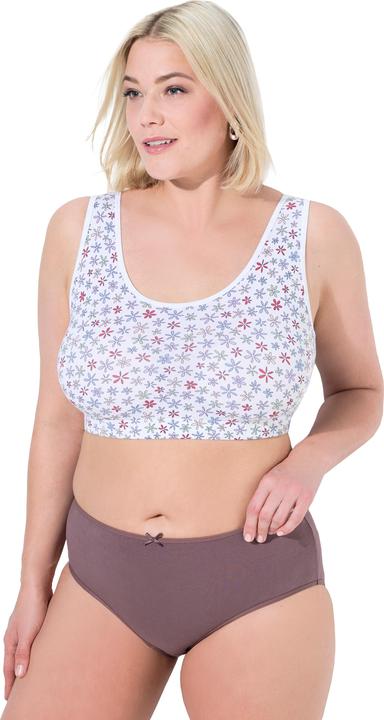 Produktbild Ulla Popken Midislips, 5er-Pack, einfarbig, bis Gr. 66/68 (54)