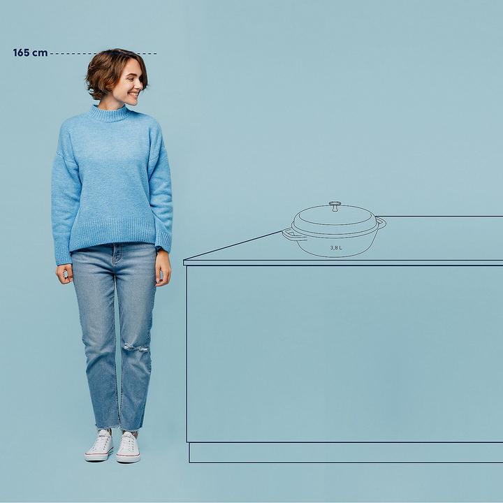 Image du produit Kela Poêle paysanne Calido (28 cm, Cocotte + faitout, Fonte)