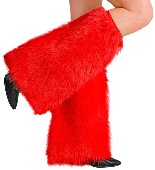 Image du produit Widmann Rote Plüsch Beinstulpen