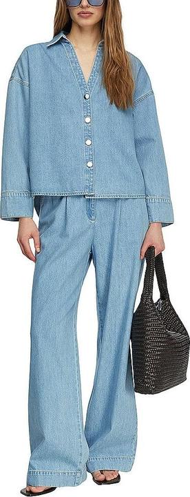 Produktbild Comma Wide-Leg Lyocell-Denim in voller Länge (40)