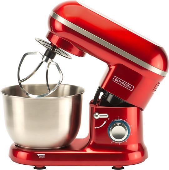 Actual product image Bourgini Classic Kitchen Chef - Keukenmachine - Rood (1250 W, 4.50 l)