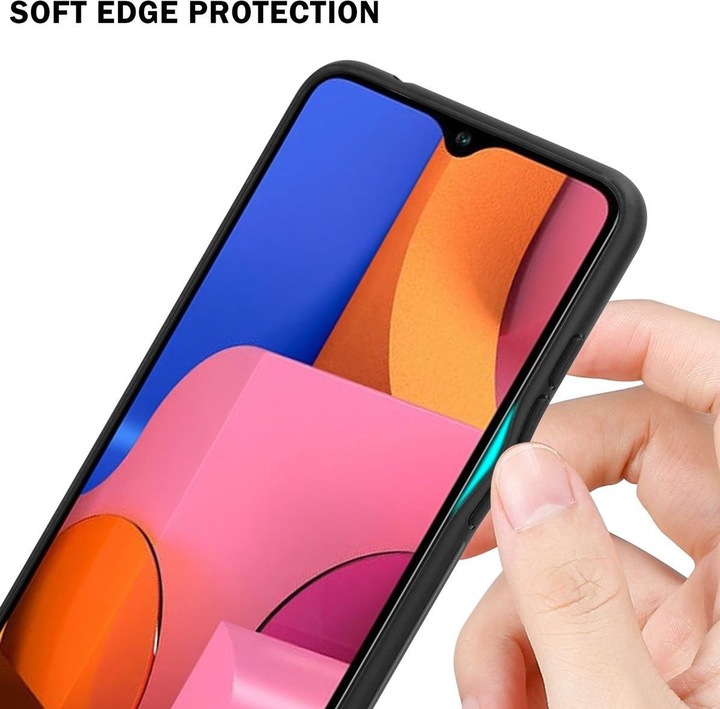 Productafbeelding Cadorabo TPU gestreepte glasplaat (Samsung Galaxy A20)